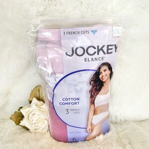 New with tags JOCKEY ELANCE WOMENS COTTON FRENCH CUT UNDERWEAR 3PK SZ 8/XL
